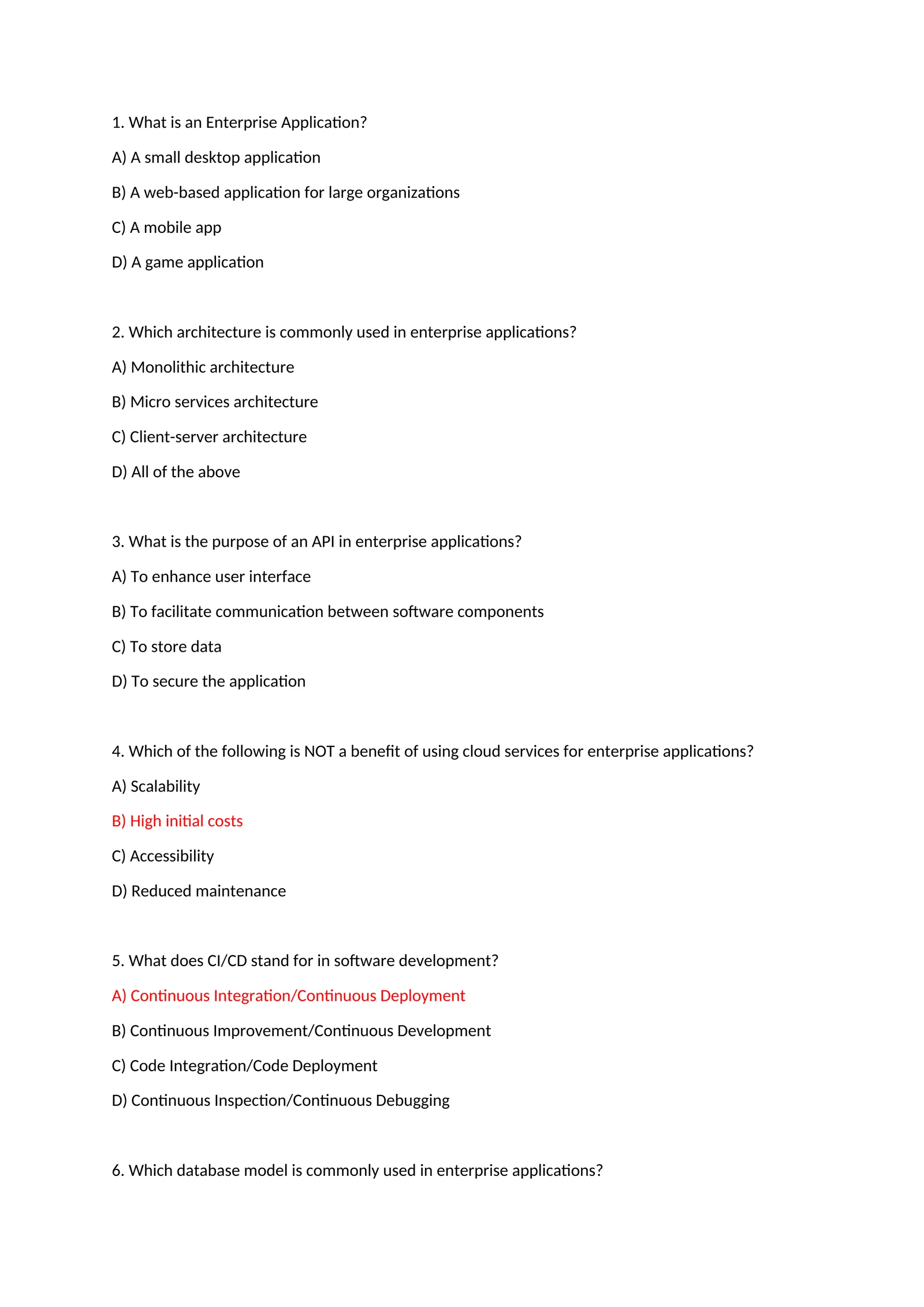 Enterprise Application