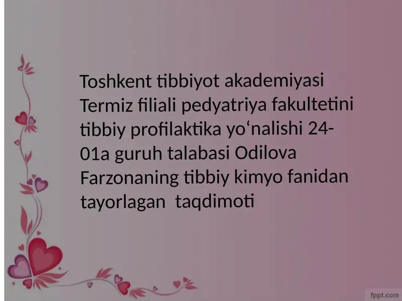 Organizmning biologik suyuqliklari va elektrolitik eritmalar sifatida