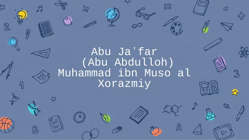 Muhammad al-Xorazmiy