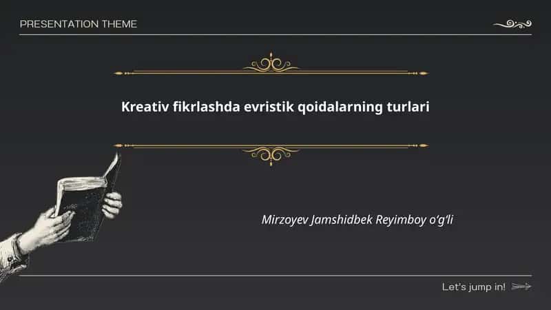 Kreativ fikrlashda evristik qoidalarning turlari