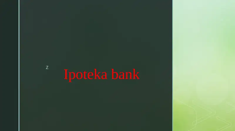 Ipoteka bank