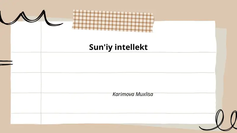 Sun'iy intellekt