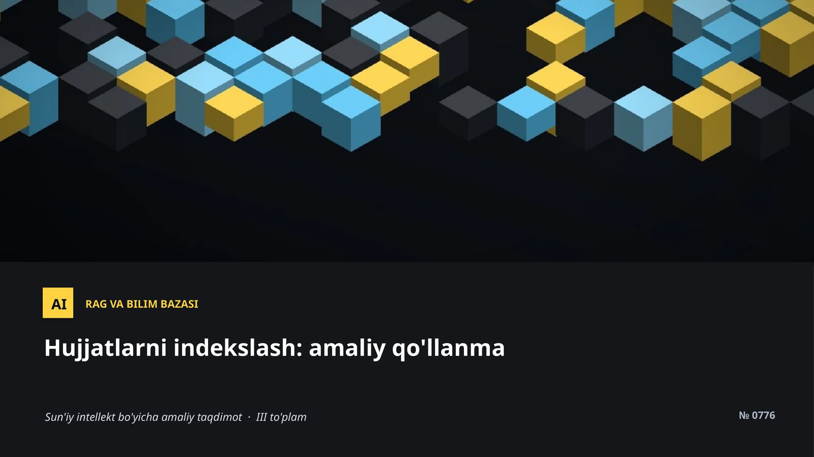 Hujjatlarni indekslash