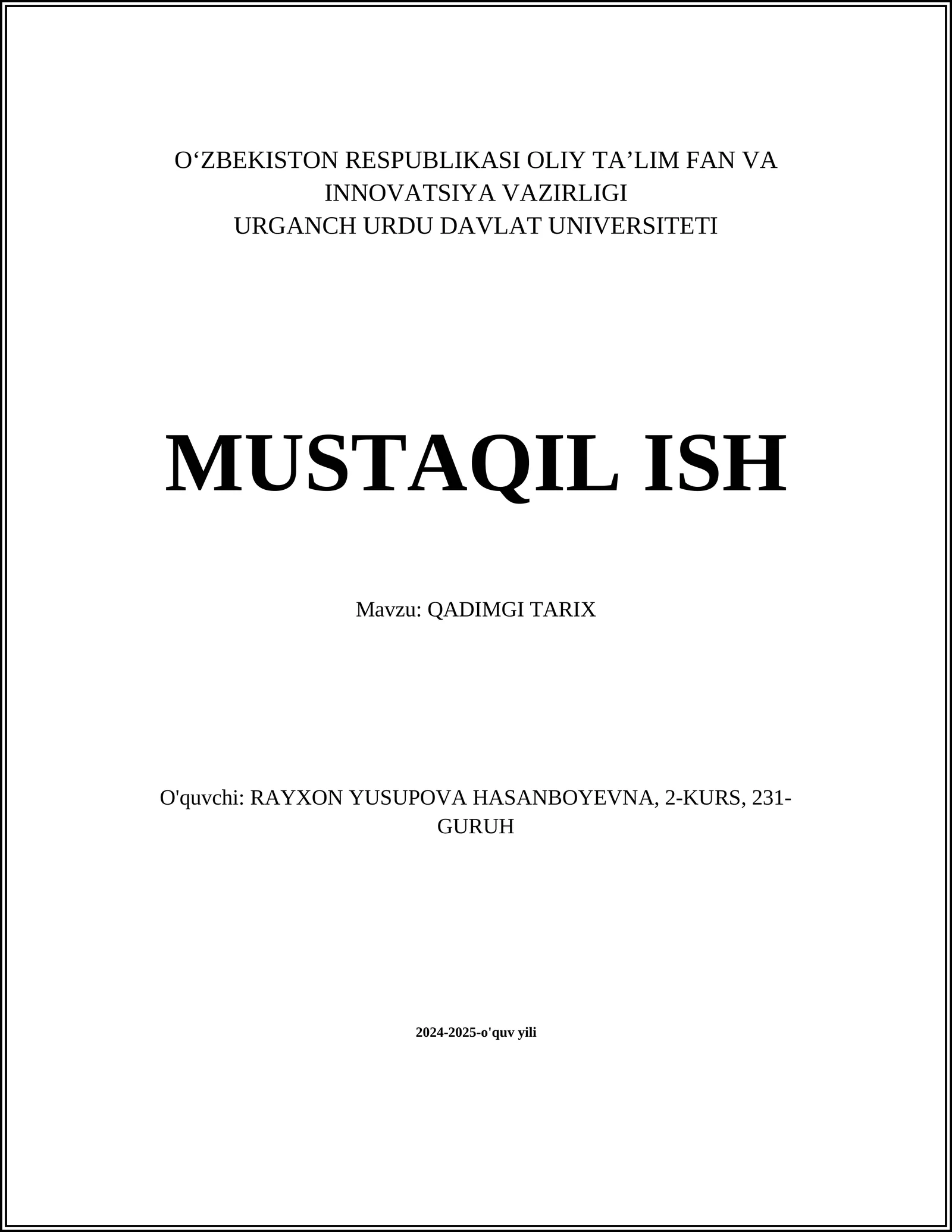 Qadimgi Misr