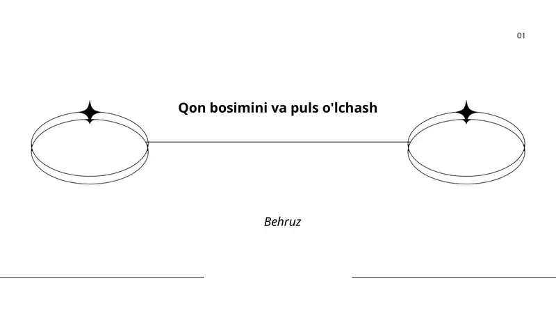 Qon bosimini va puls o'lchash