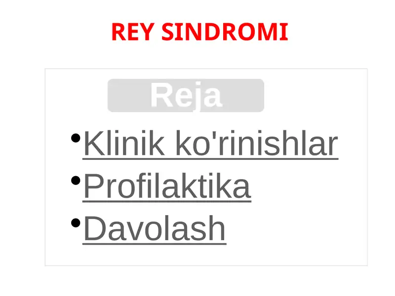 Reysindromi