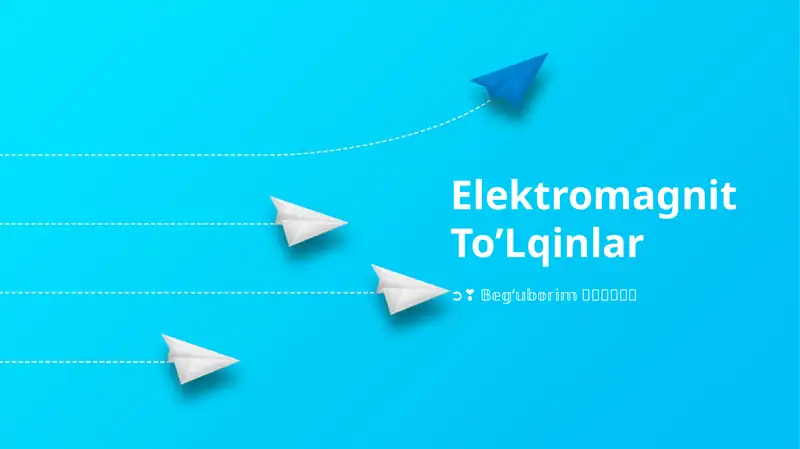 Elektromagnit To’Lqinlar
