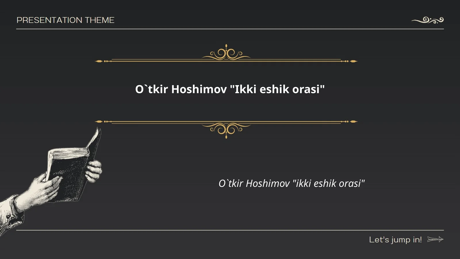 Ikki eshik orasi