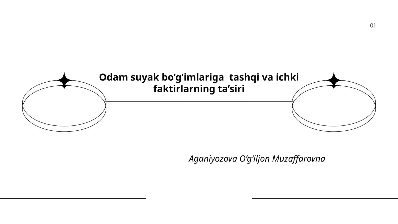 Odam suyak bo’g’imlariga tashqi va ichki faktirlarning ta’siri