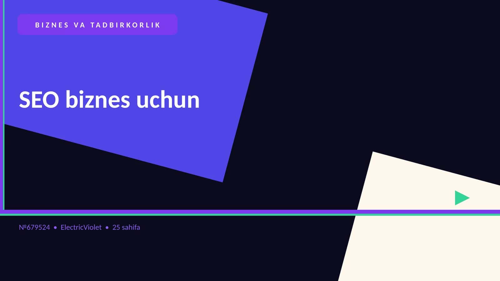 SEO biznes uchun