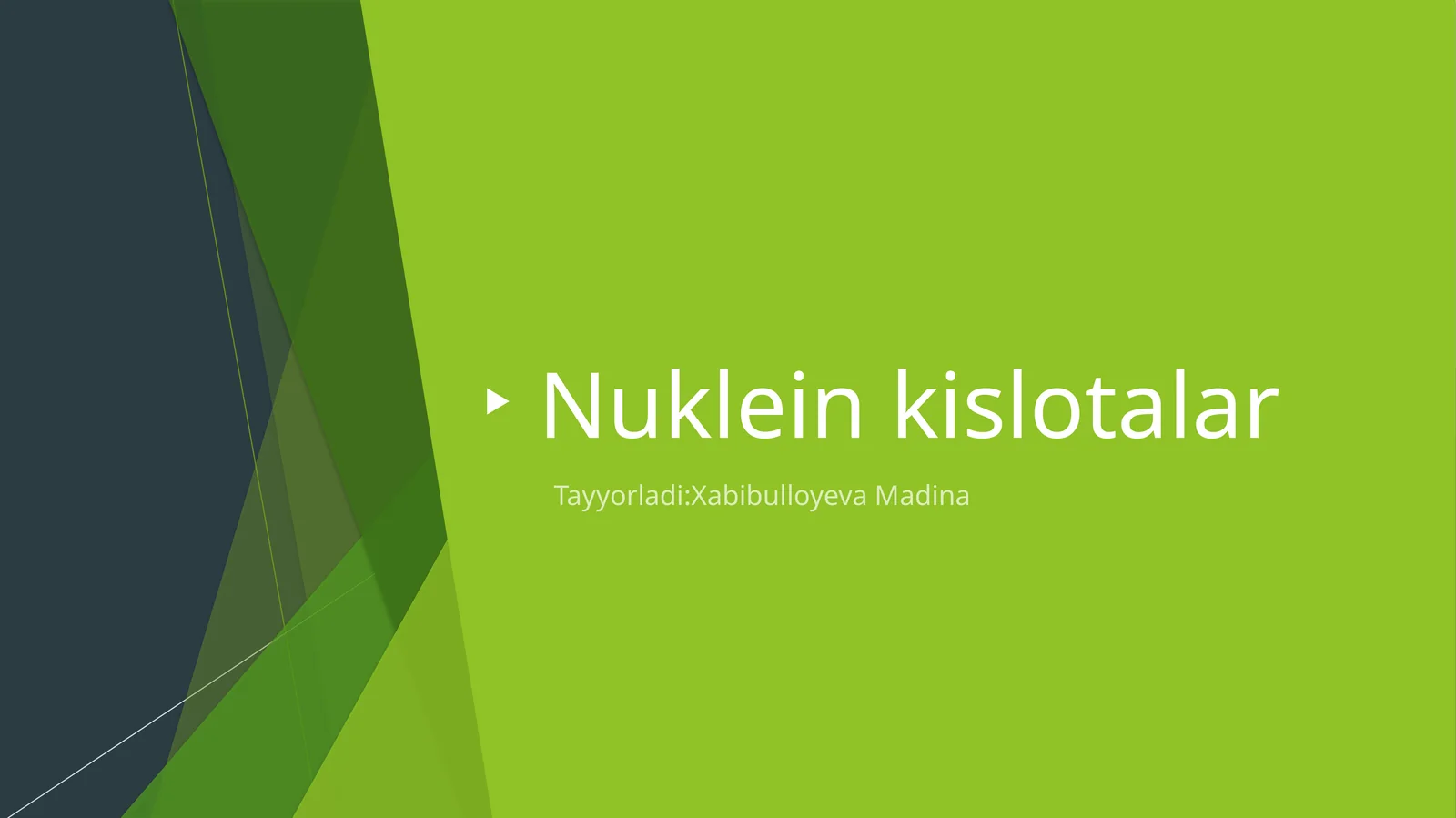nuklein kislotalar