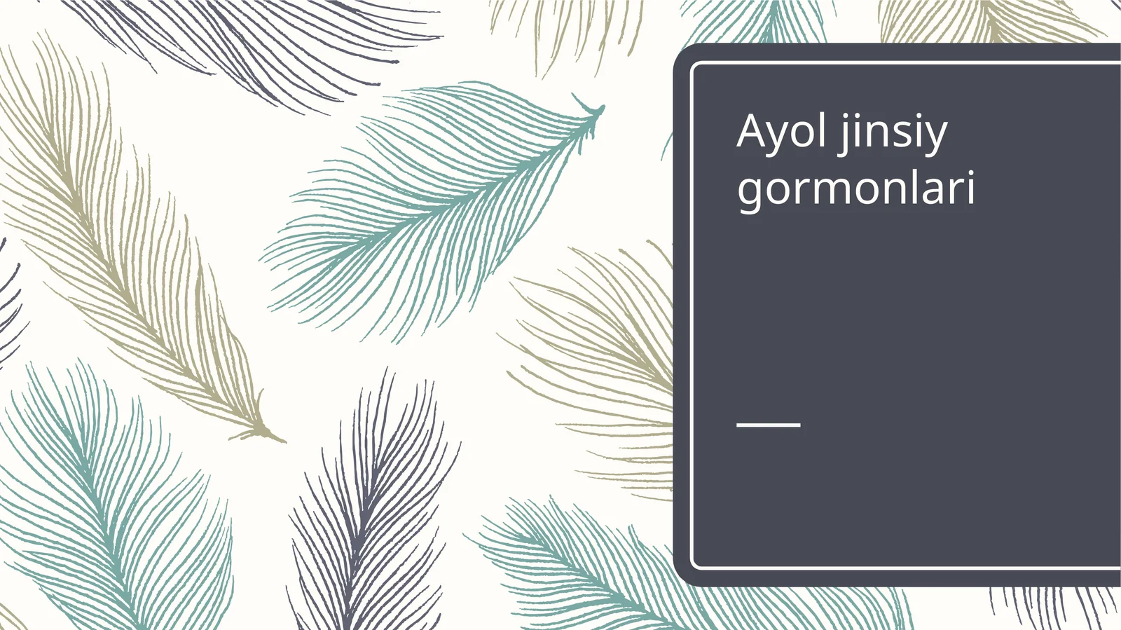Ayol jinsiy gormonlari