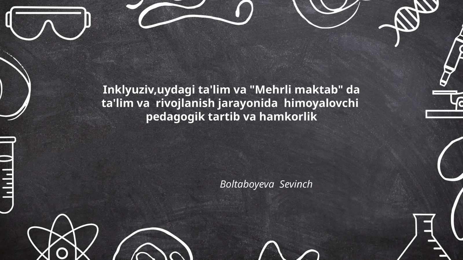Mehrli maktab pedagogik tadbirlariga himoya