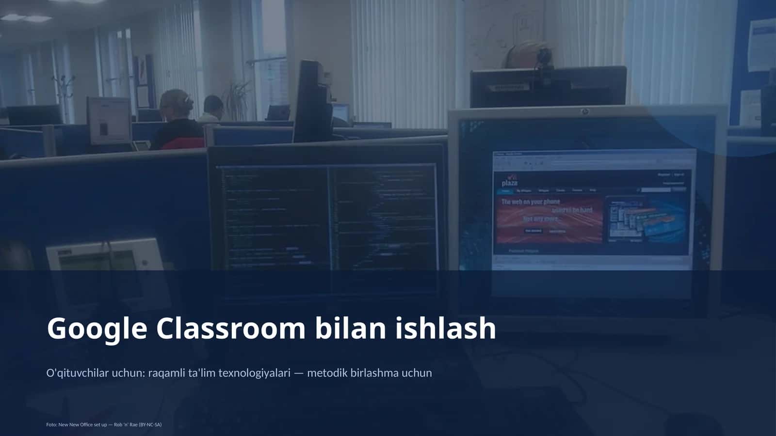 Google Classroom bilan ishlash