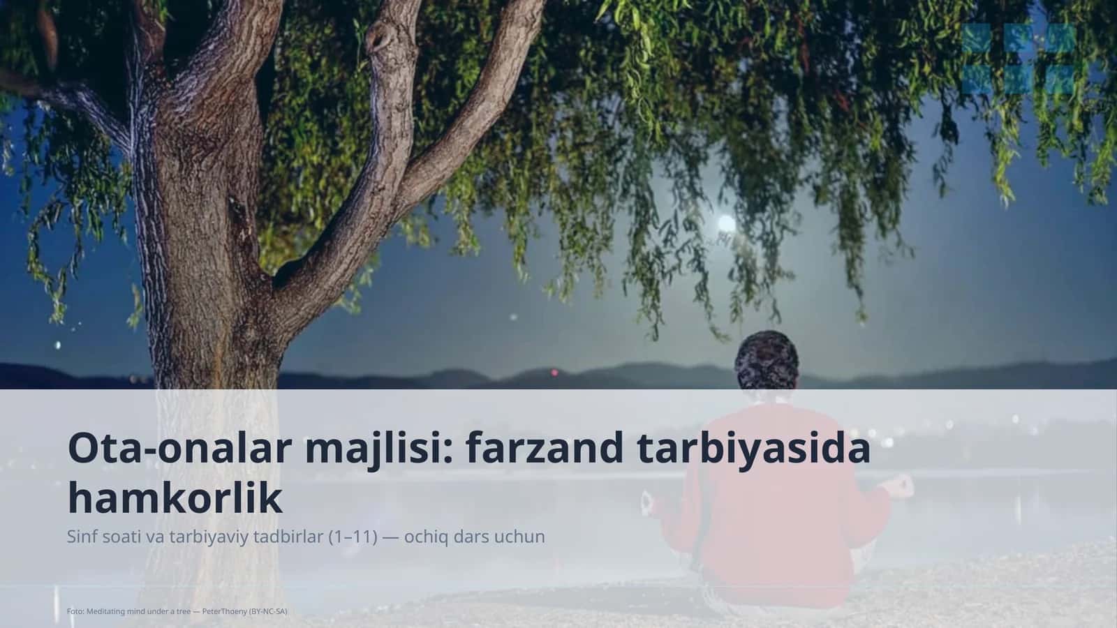 Sinf soati va tarbiyaviy tadbirlar (1–11)