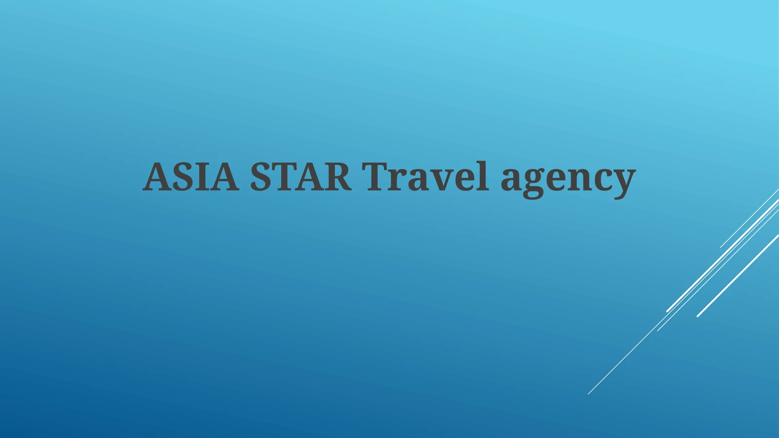 Asia Star Travel Agency