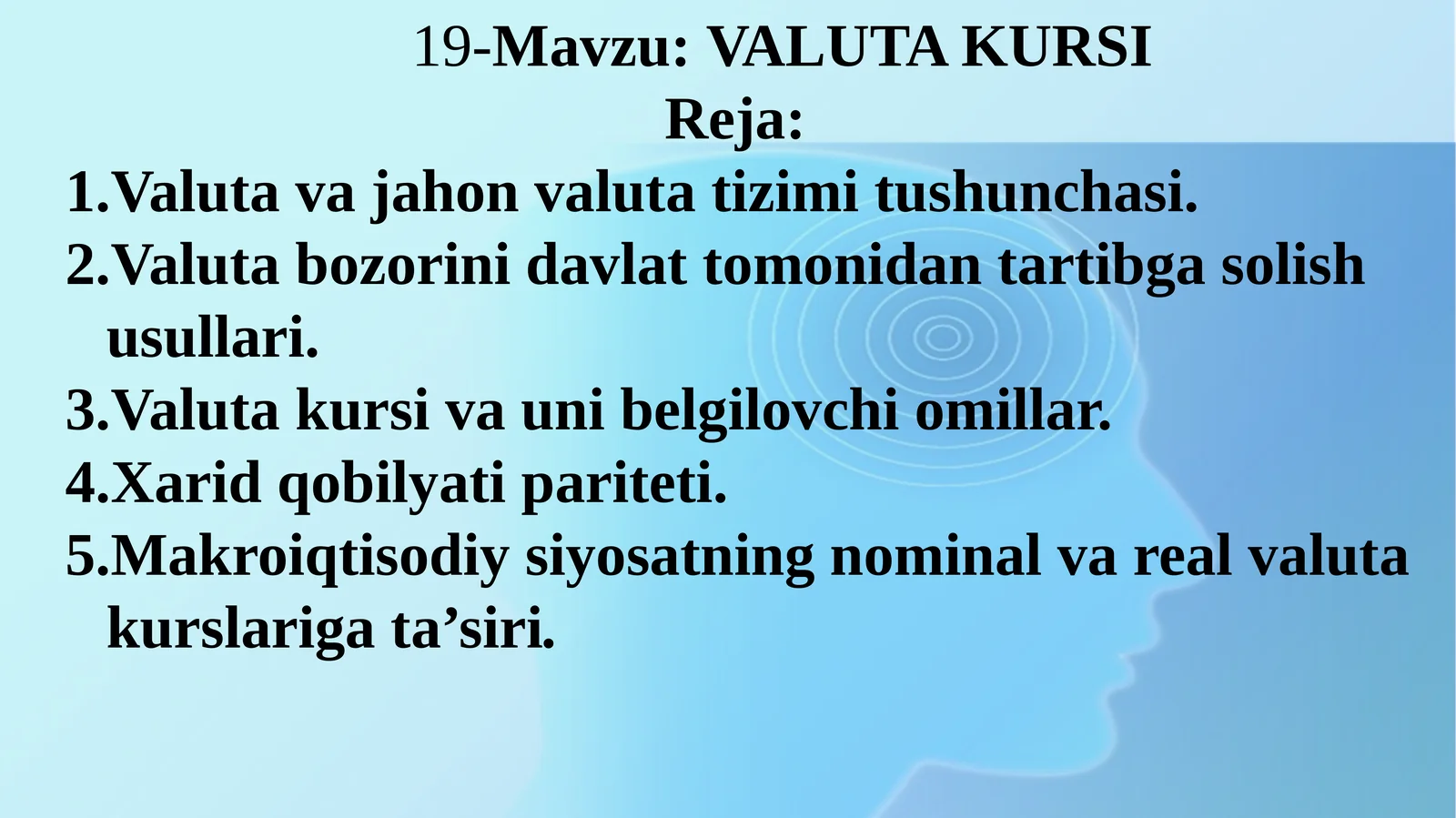VALUTA KURSI