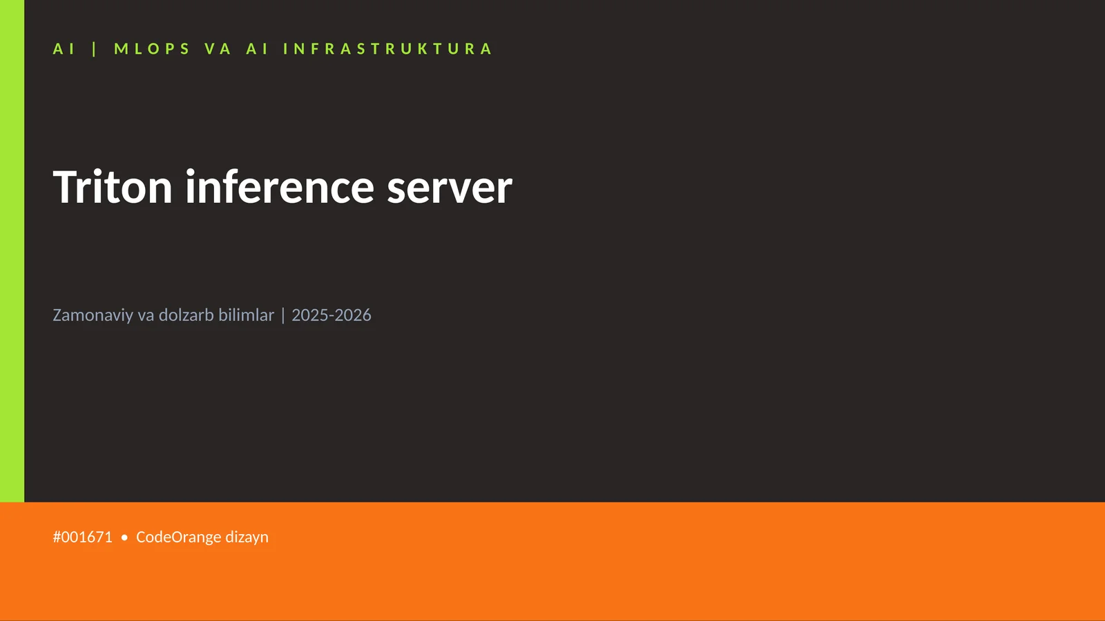 Triton inference server