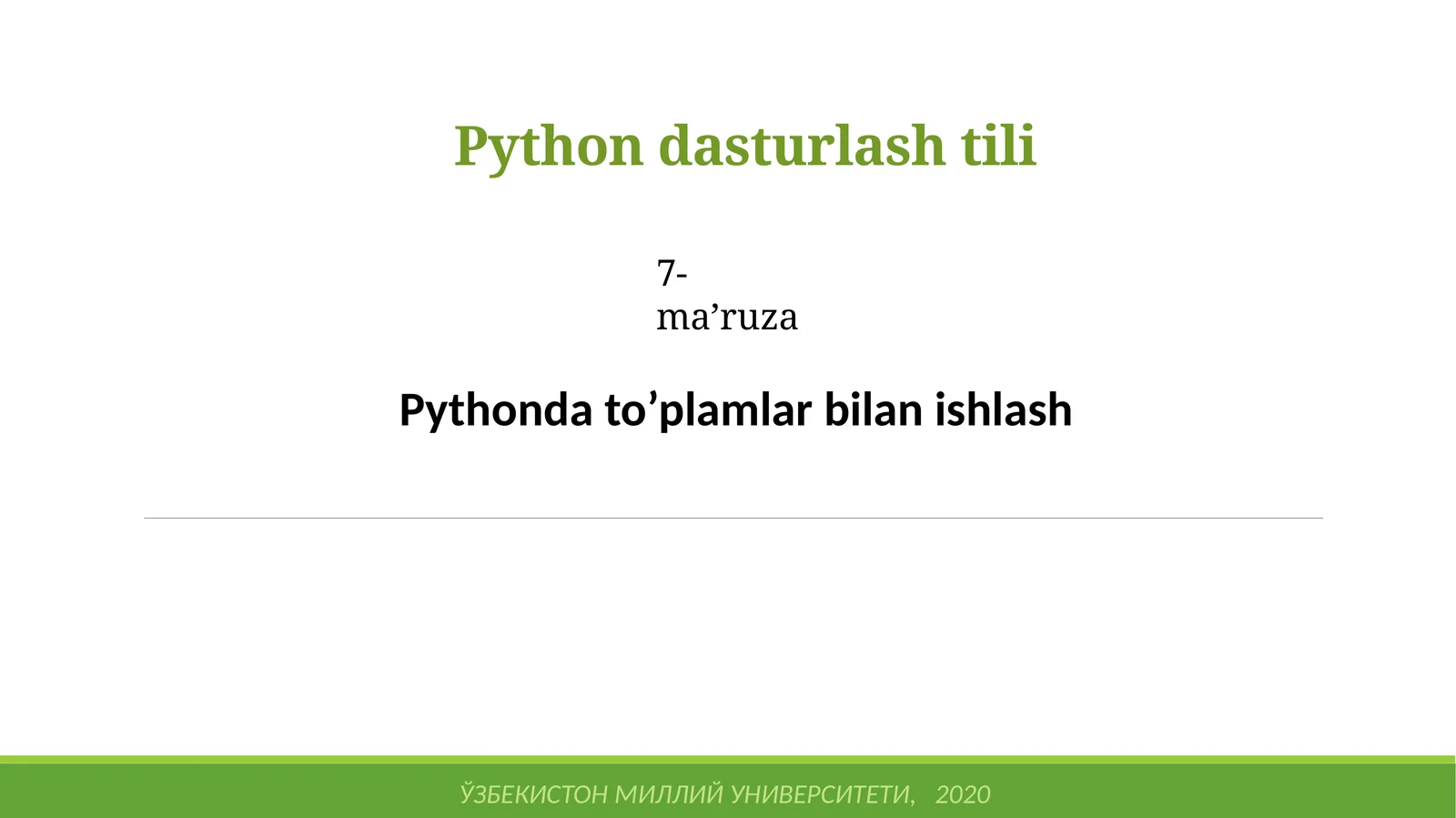 Pythondasturlashtili