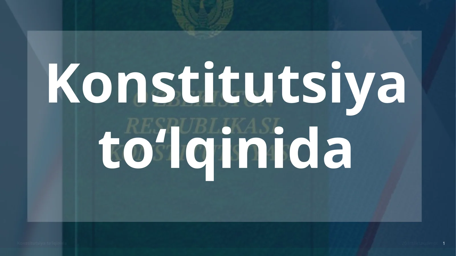 Konstitutsiya toʻlqinida
