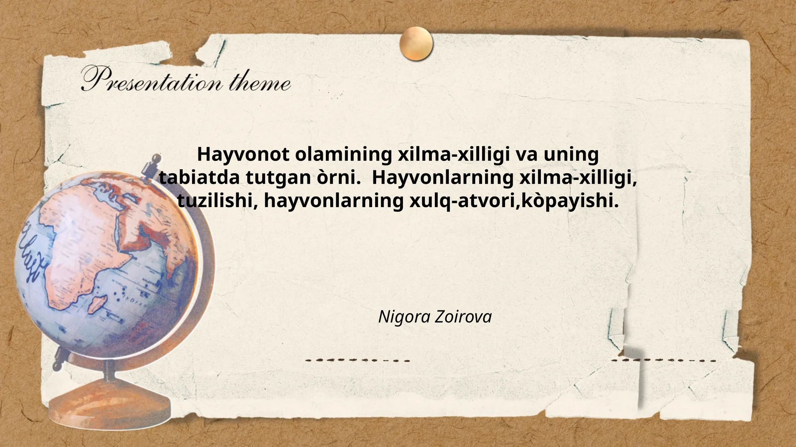 Hayvonot olamining xilma-xilligi