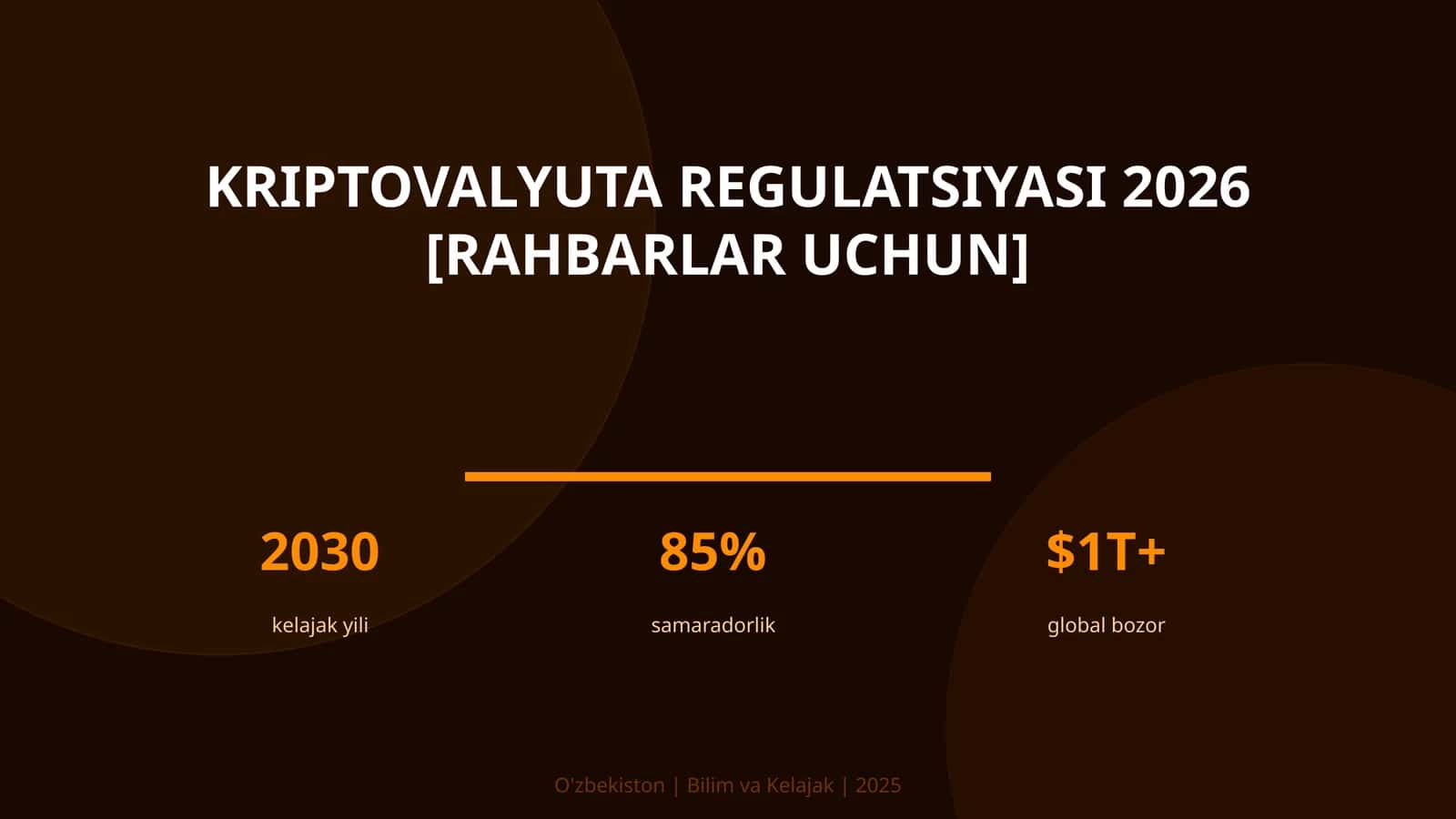 Kriptovalyuta regulatsiyasi 2026 [rahbarlar uchun]