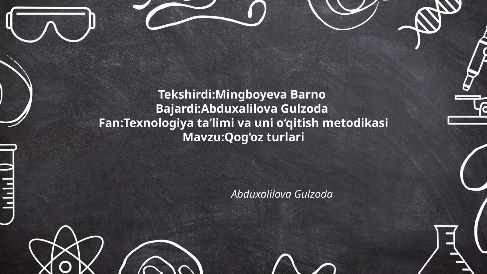 Qog'oz turlari