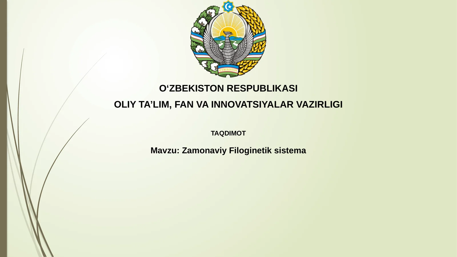 Zamonaviy Filogenetik Sistema
