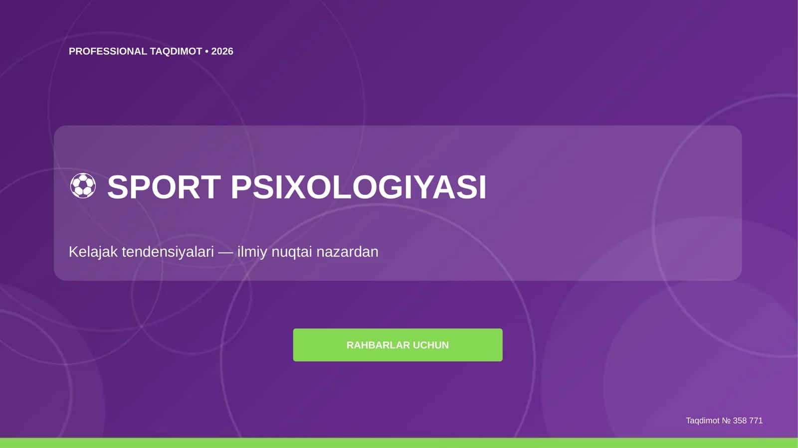 SPORT PSIXOLOGIYASI