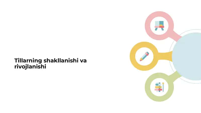 Tillarning shakllanishi va rivojlanishi