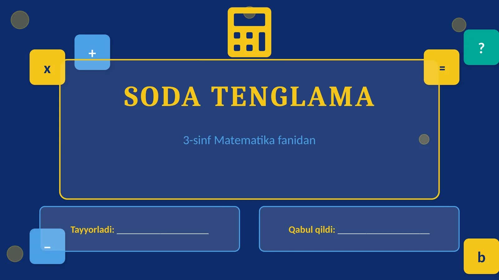SODA TENGLAMA