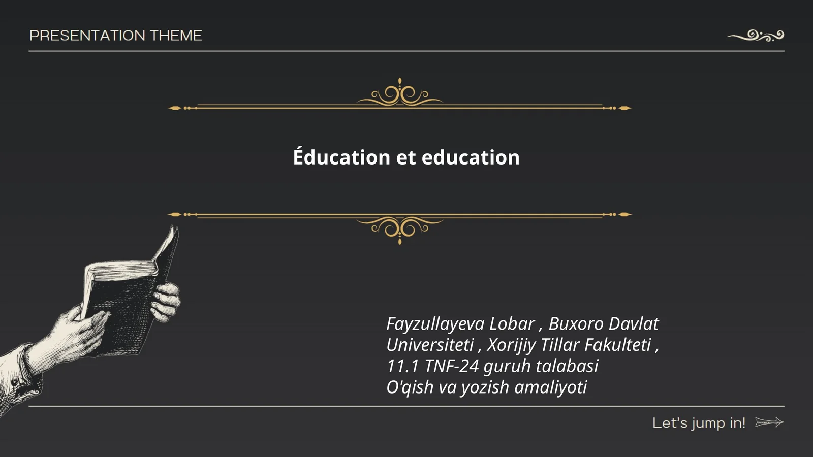 Éducation et education