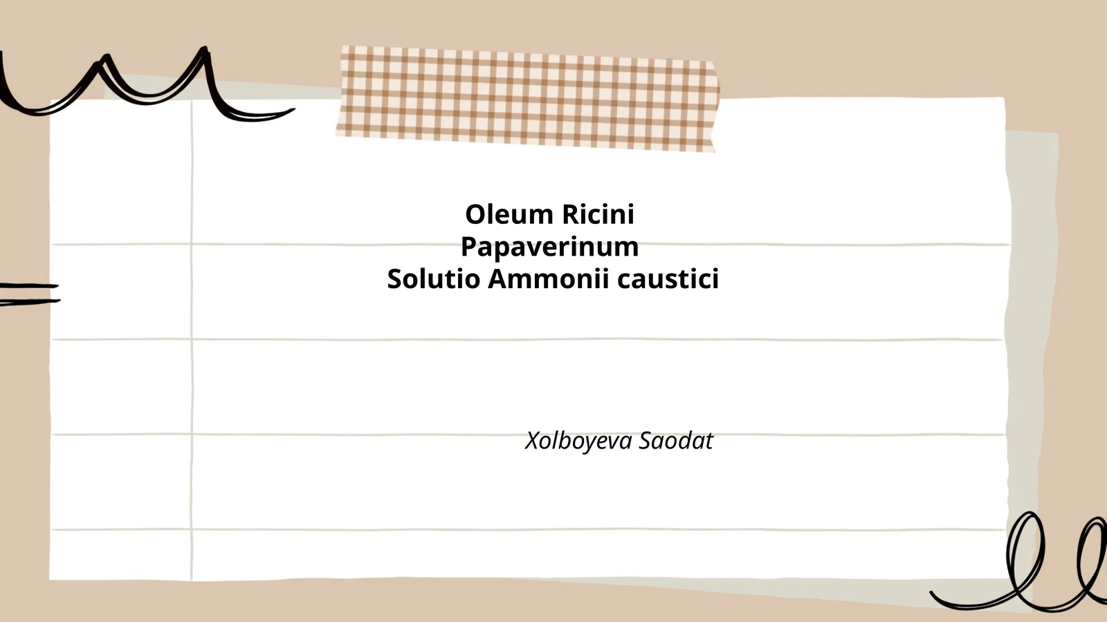 Oleum Ricini