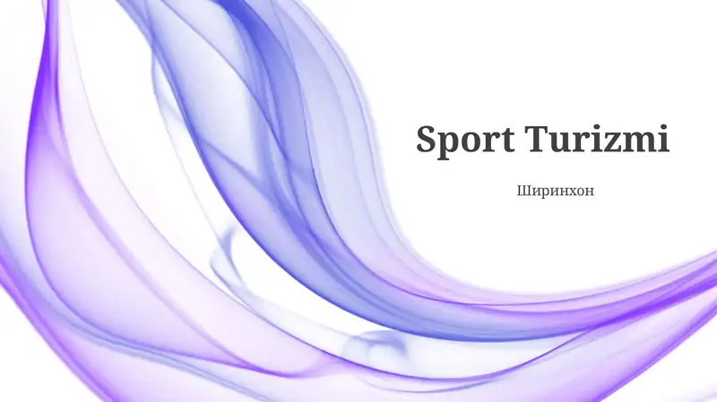 Sport Turizmi