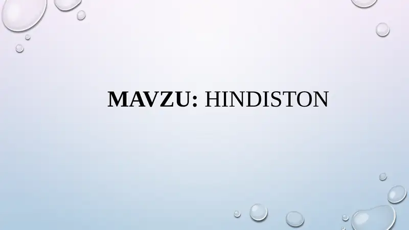 Hindiston