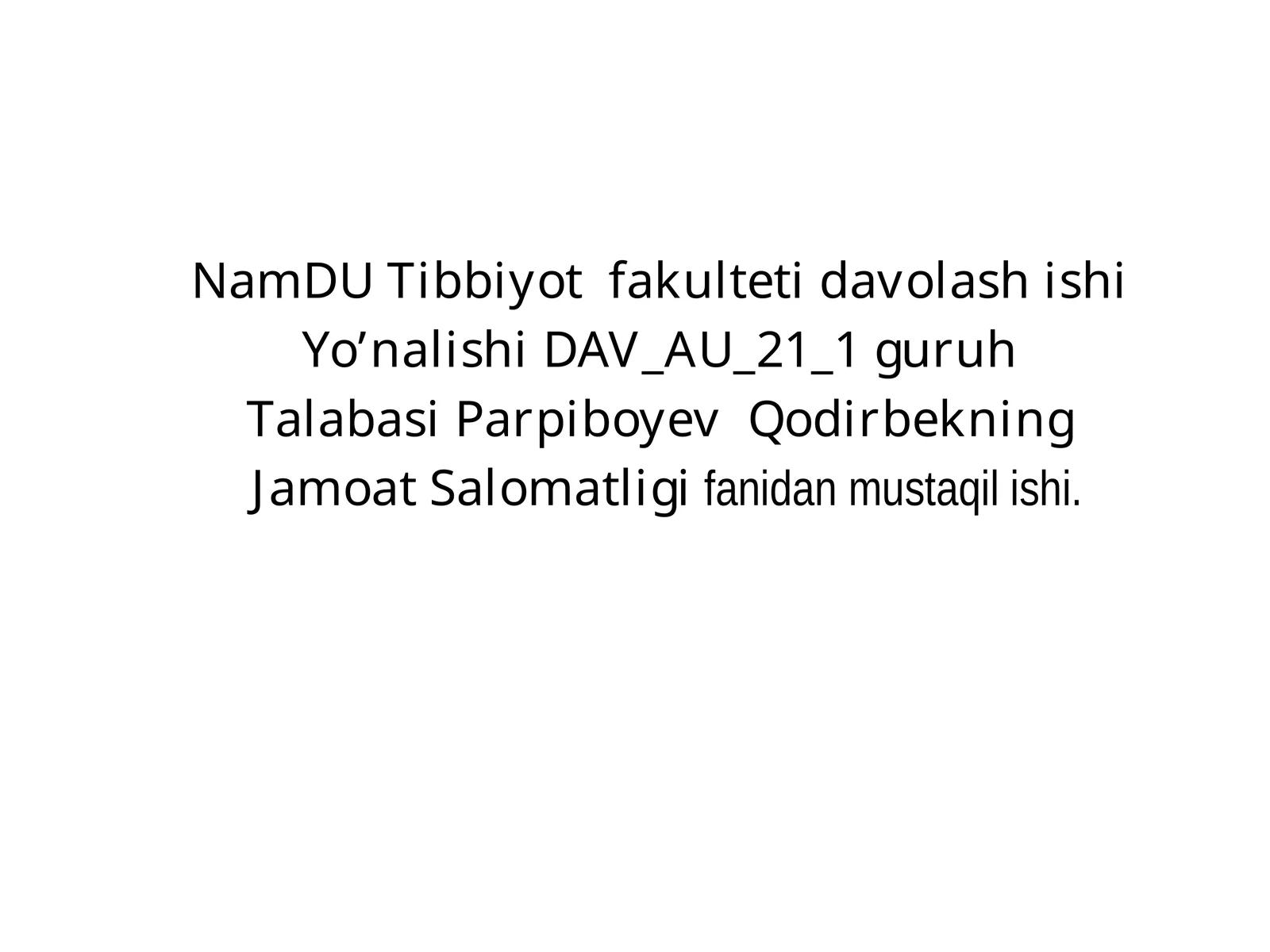 Tez Tibbiy Yordam va Shoshilinch Yordam