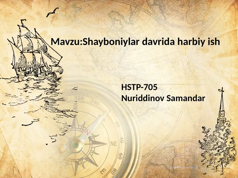 Shayboniylar davrida harbiy ish