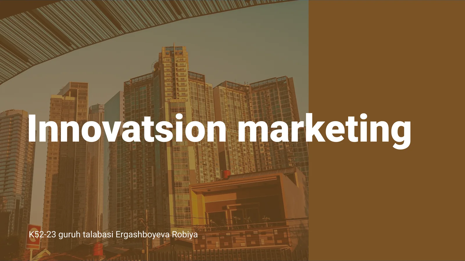 Innovatsion marketing
