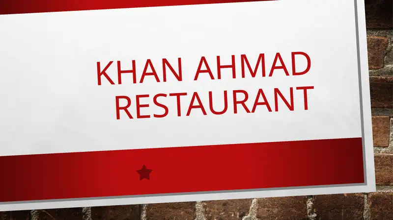 Khan Ahmad Restaurant