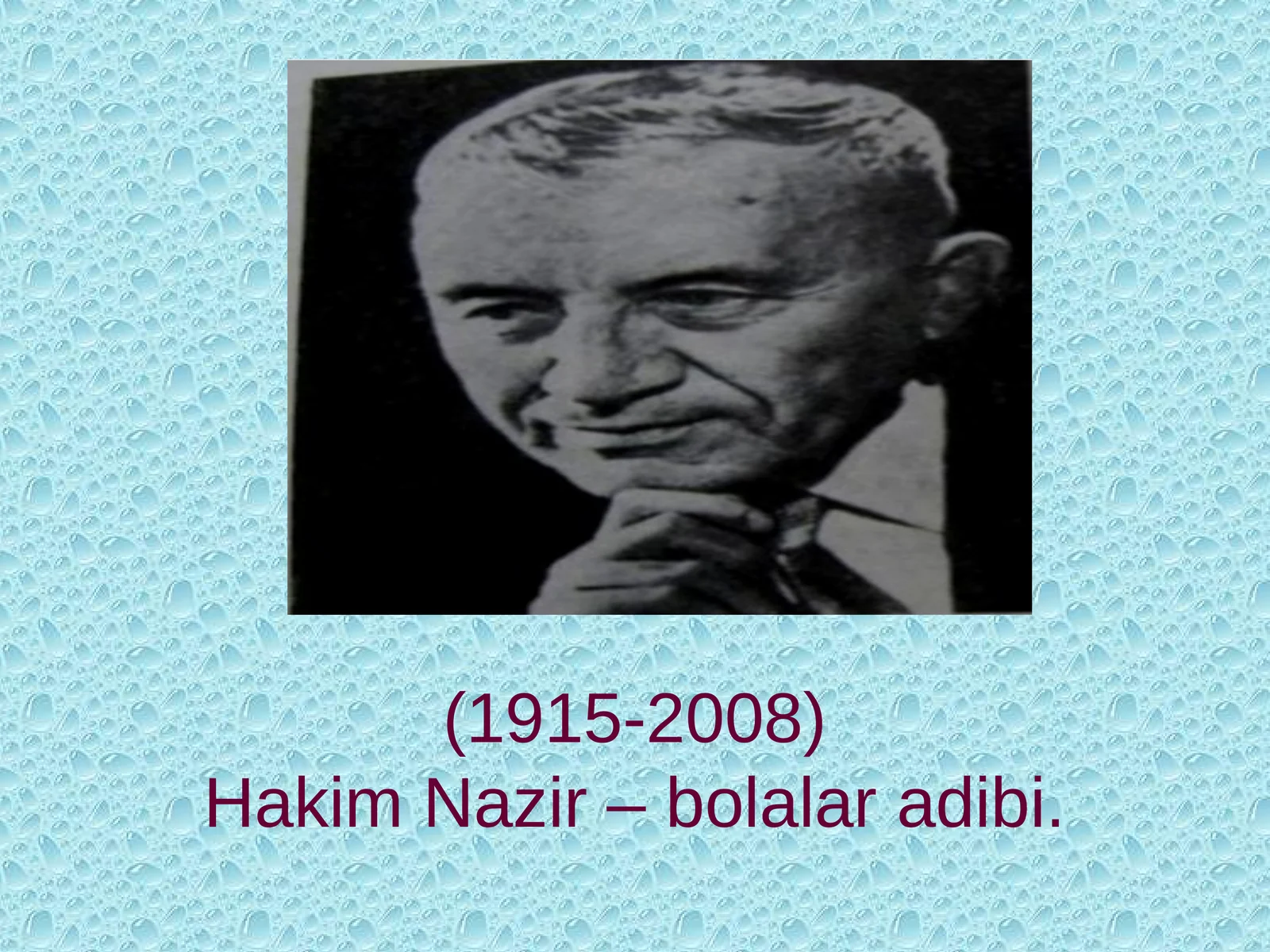 Hakim Nazir – bolalar adibi