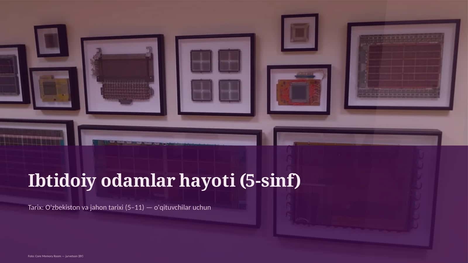 Ibtidoiy odamlar hayoti (5-sinf)