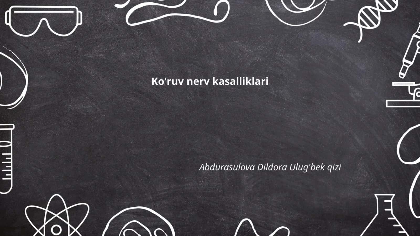 Ko'ruv nerv kasalliklari