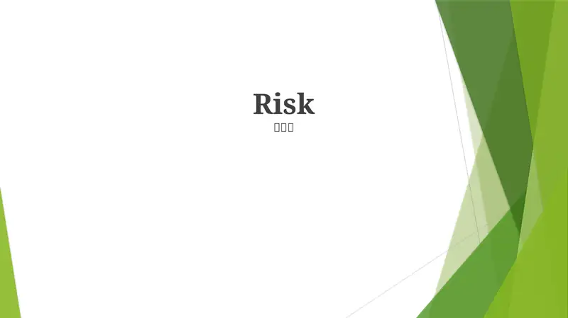 Risk Assessment & Mitigation