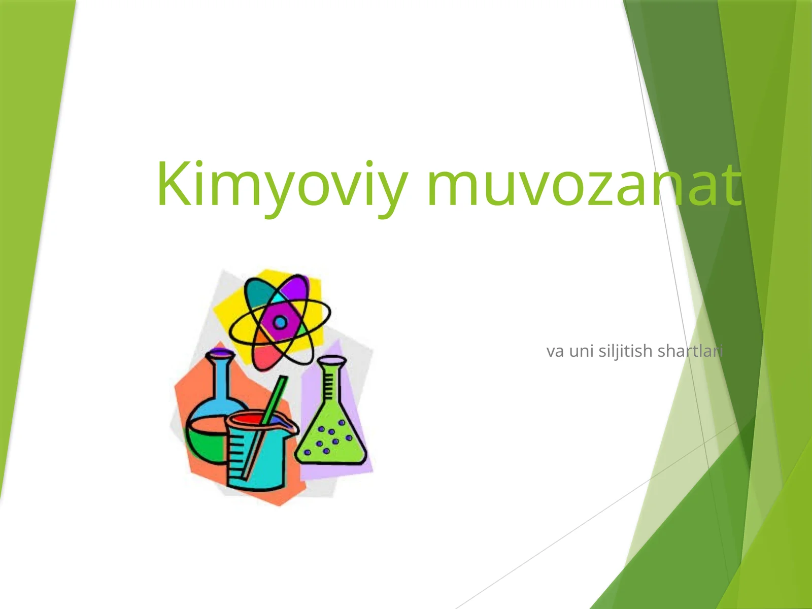 Kimyoviy muvozanat