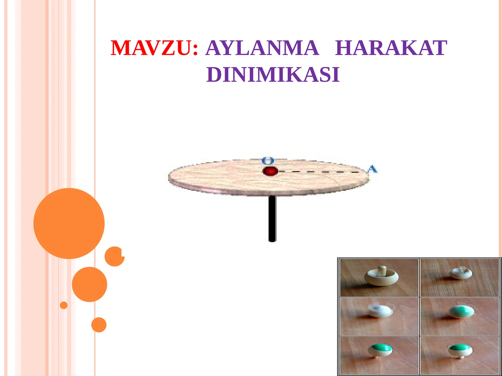 AYLANMA HARAKAT DINIMIKASI