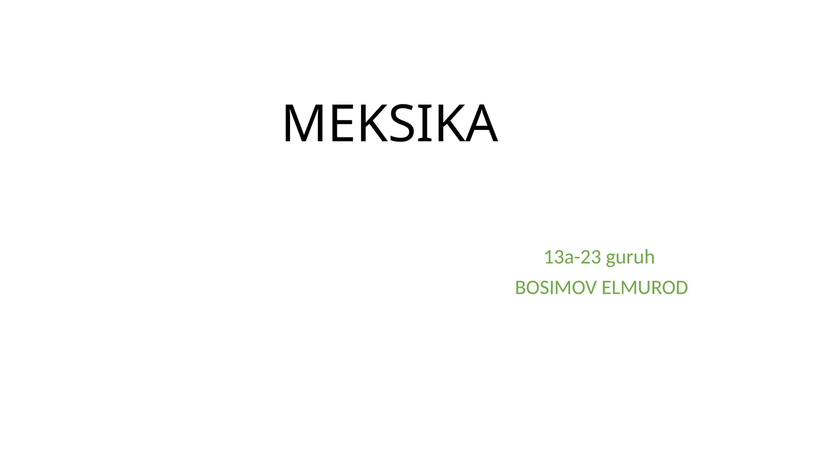 MEKSIKA