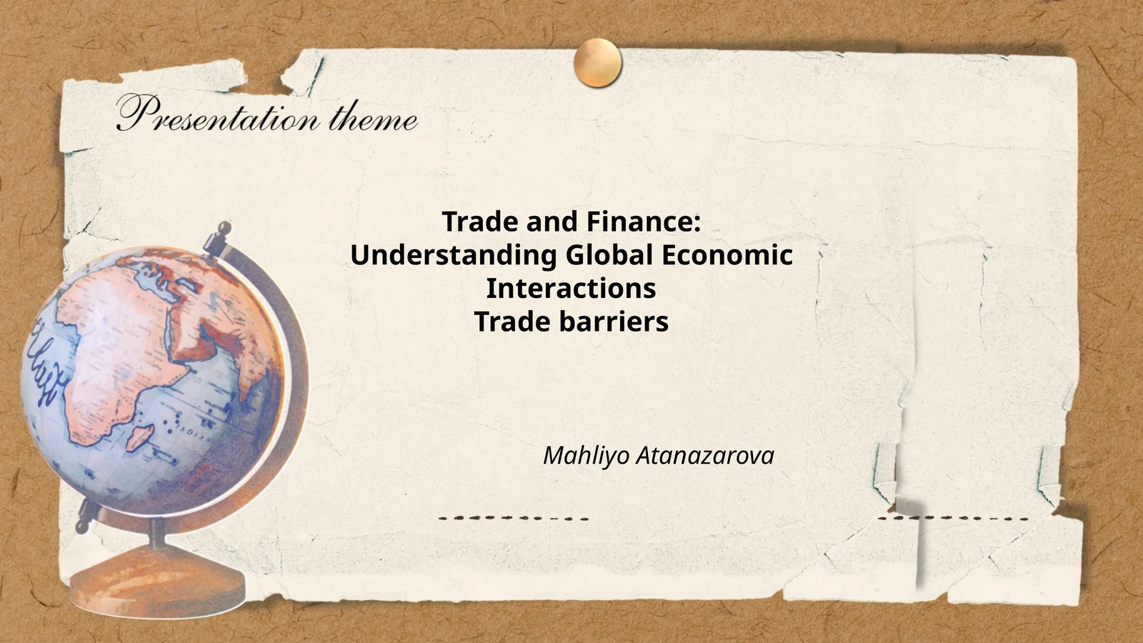 Understanding Global Economic Interactions