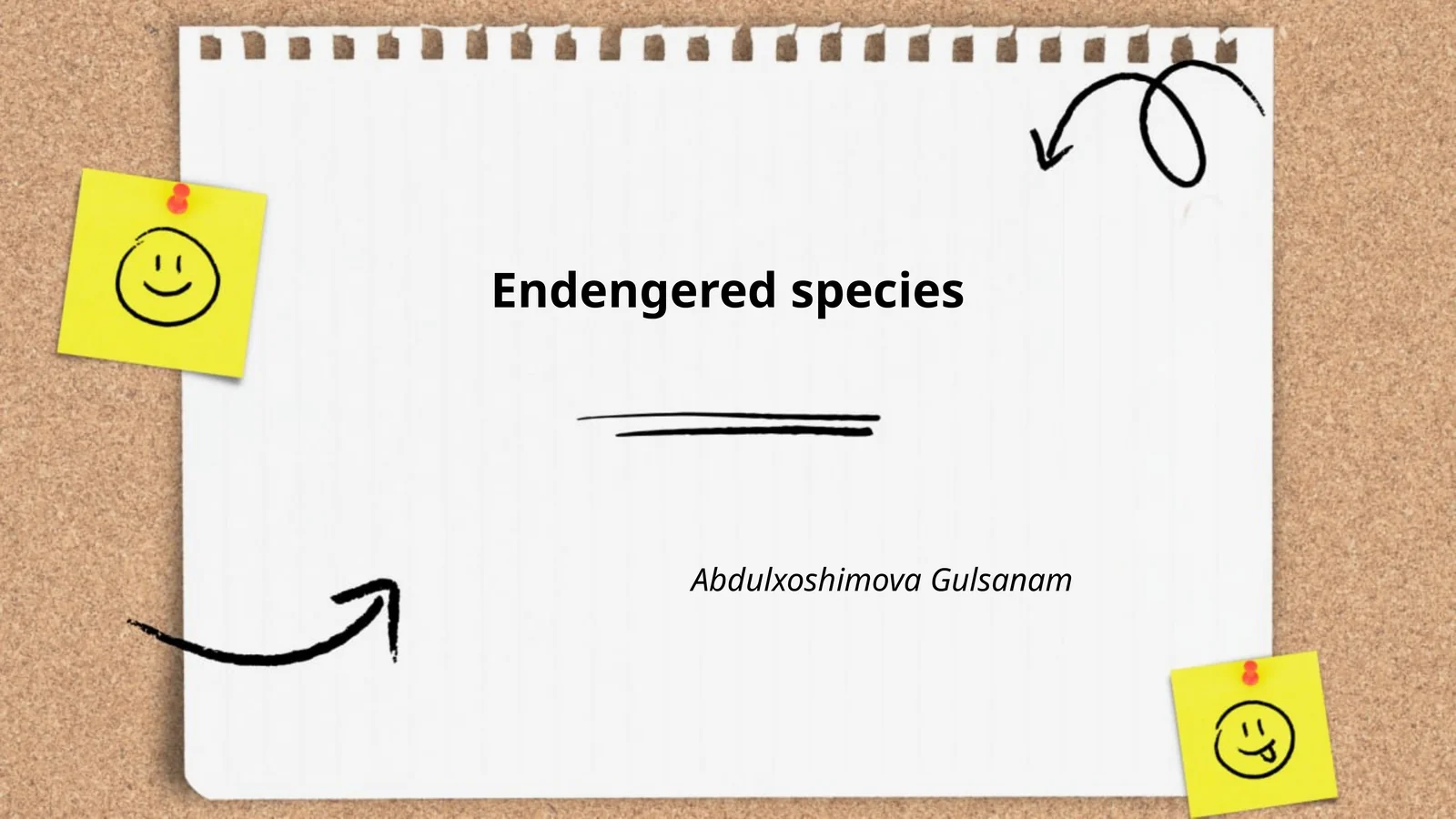 Endengered species