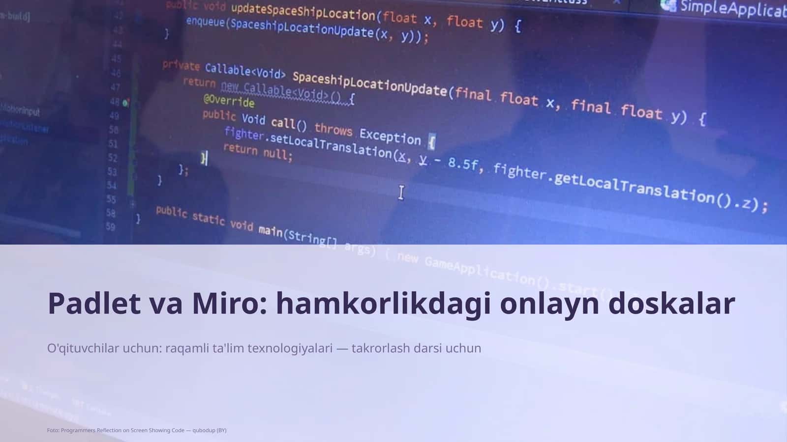 Padlet va Miro: hamkorlikdagi onlayn doskalar