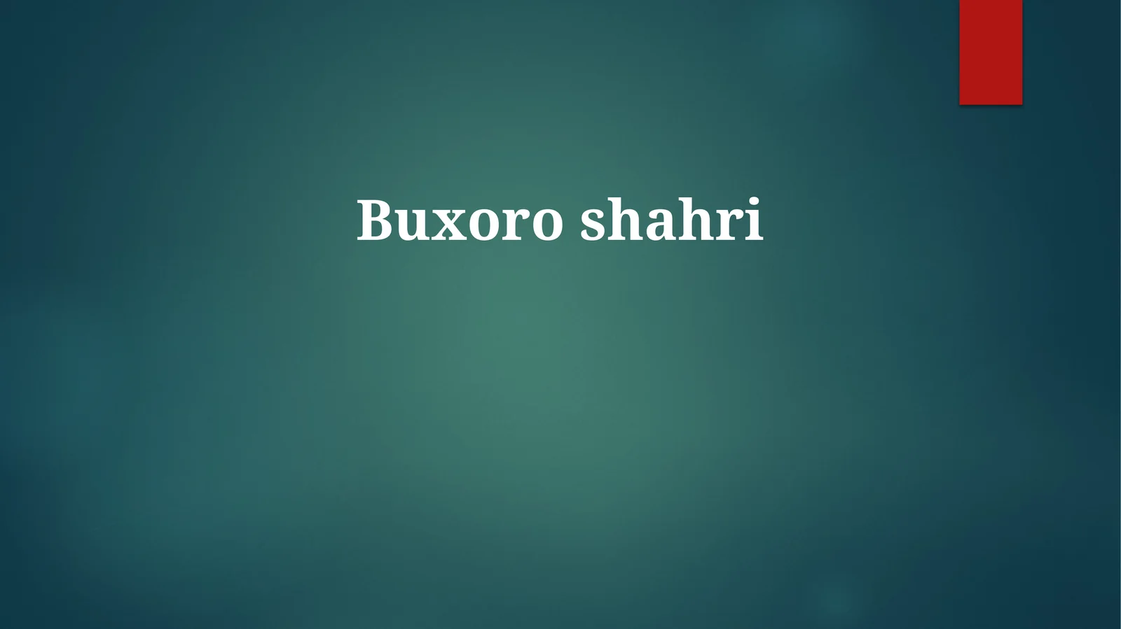 Buxoroshahri